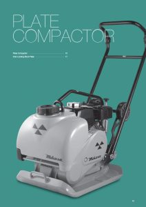 SEDITEC - Compactage : Traitement des sols - Plaque vibrante à un sens de marche MIKASA MVC 70 et MVC-80 Catalogue